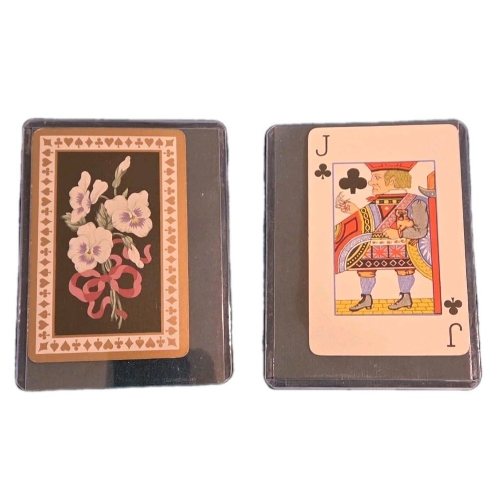 Vintage Tiffany & Co. Playing Cards Two Cards ONLY Jack & Queen of Clubs Sealed - Picture 3 of 5